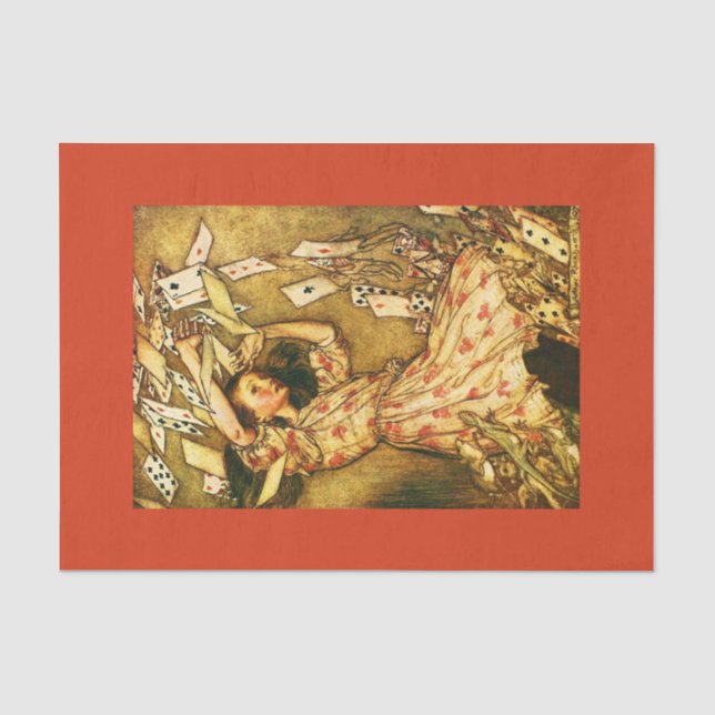 Seda Papel de dissociação 10"x15" - Arthur Rackham 9 (Frente )