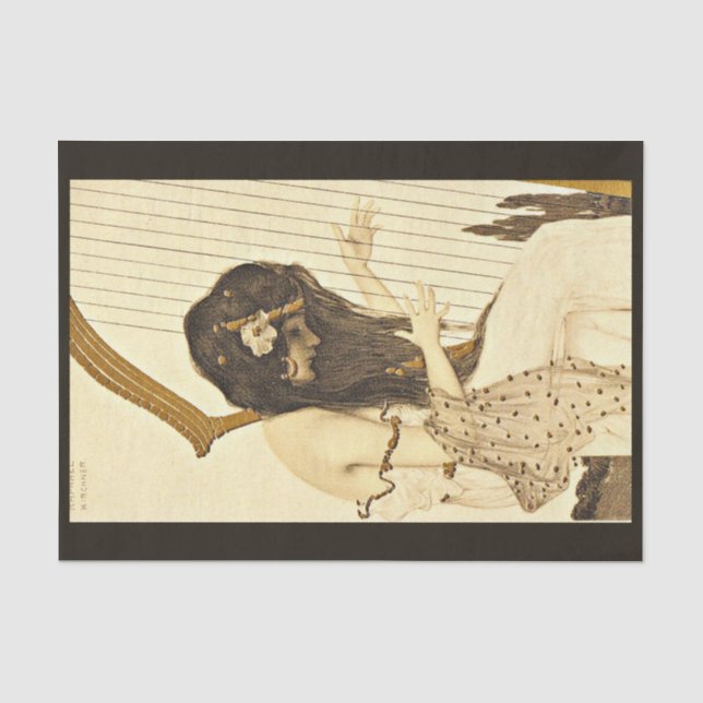 Seda Papel de dissociação 10"x15" - Raphael Kirchner 16 (Frente )