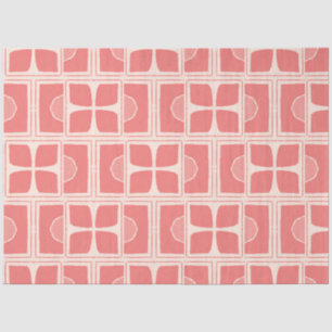 Seda Papel de dissociação da arte a cores rosa e creme