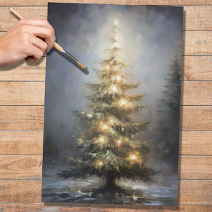 Seda Papel de dissociação da árvore de Natal 1