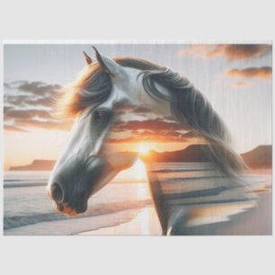 Seda Papel de Dissociação da Ilha de Cavalos Selvagens 