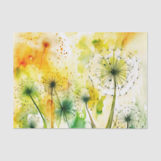 Seda Papel de dissociação DANDELIONS