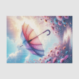 Seda Papel de dissociação de guarda-chuva com Primavera