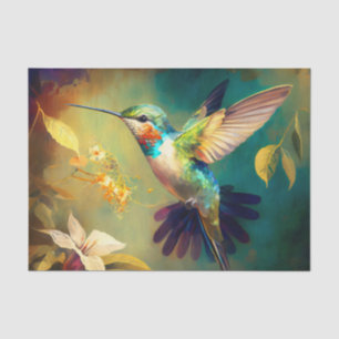 Seda Papel de dissociação do belo beija-flor ZEPHYR