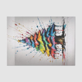 Seda Papel de dissociação do óleo de árvore de Natal do