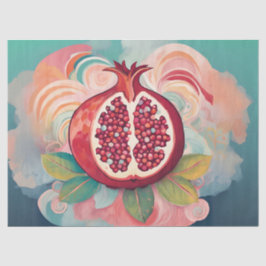 Seda Papel de dissociação do romã elegante