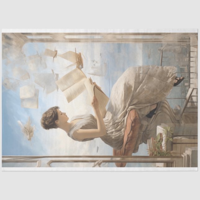 Seda Papel de dissociação, enrolamento, - Reflexões de  (Frente )