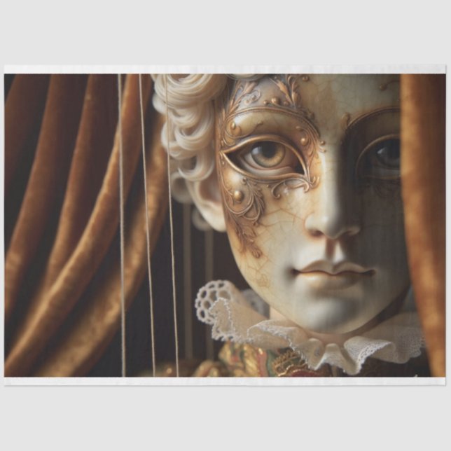 Seda Papel de dissociação Marionette mascarado | Rice P (Frente )