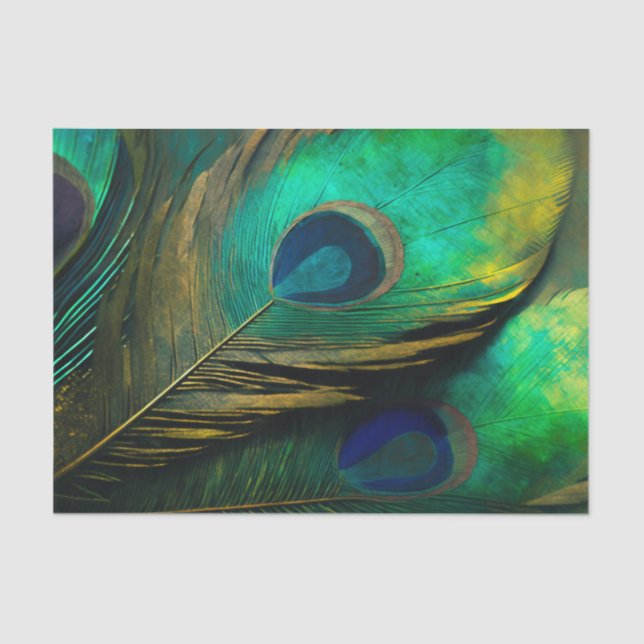 Seda Papel de dissociação PEACOCK (Frente )