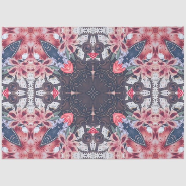 Seda Papel de dissociação Steampunk para grandes aplica (Frente )