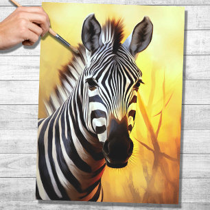 Seda Papel de dissociação zebra 4