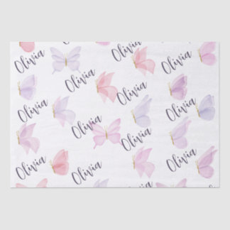 Seda Papel de embrulho borboleta personalizado.