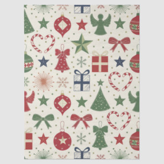 Seda Papel de embrulho com padrão festivo de Natal