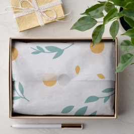 Seda Papel de embrulho com padrão floral colorido perso