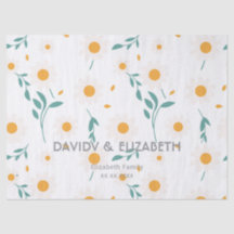 Papel de embrulho com padrão floral colorido perso