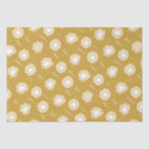 Papel de embrulho de flor de cabeça de girassol