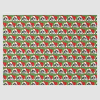 Seda Papel de embrulho de Natal com variedade de cachor