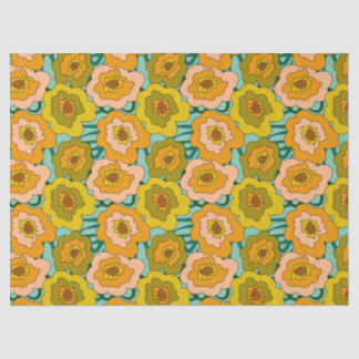 Seda Papel de Embrulho de Tecido Papoulas Pastel