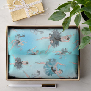 Seda Papel de embrulho Elegantes Bailarinas