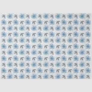 Seda Papel de embrulho floral abstrato