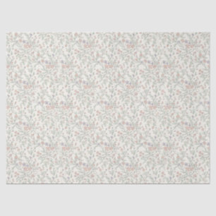 Seda Papel de embrulho floral pastel shabby chic sem em