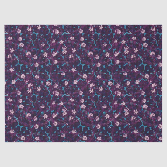 Seda Papel de embrulho jardim de rosas com glacê exuber (Frente )