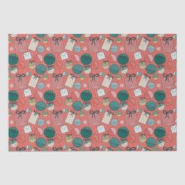 Seda Papel de empacotamento de presentes de feriados