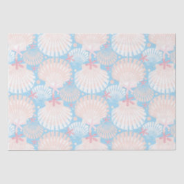 Seda Papel    de enrolamento azul de Natal costeiro