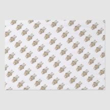 Papel de enrolamento do Chá de fraldas do Urso Ver