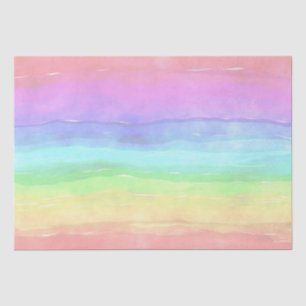 Seda Papel de enrolamento do Design de lavagem do arco-