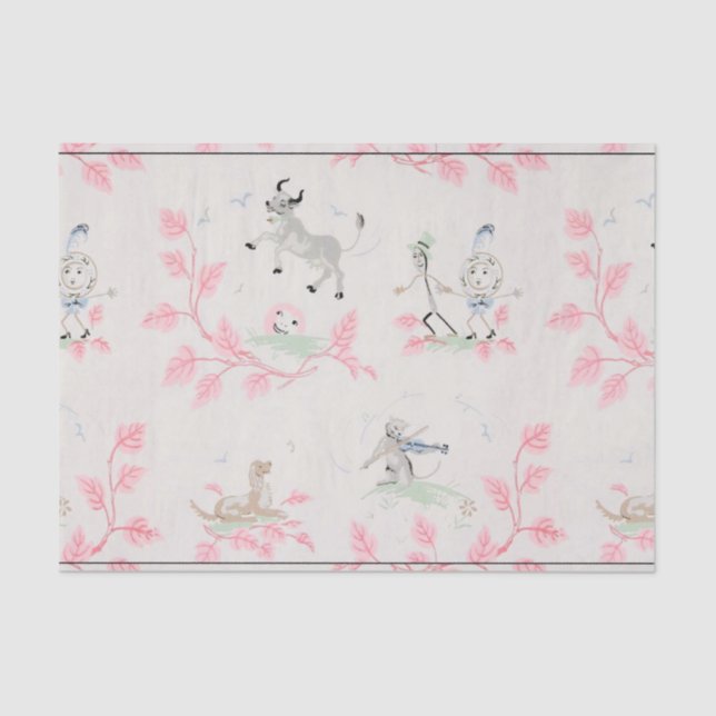 Seda Papel De Enrolamento Para Chá de fraldas (Frente )