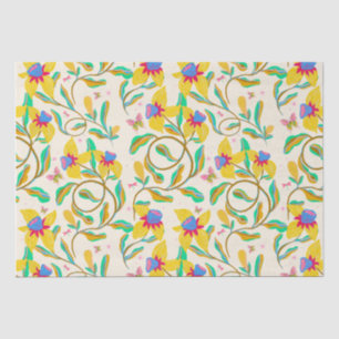 Seda Papel de enrolamento para daffodils vibrantes