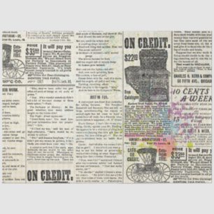 Seda Papel de jornal 20x30 de decopaginação Papel de