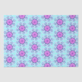 Seda Papel de lenço cor-de-rosa e de menta