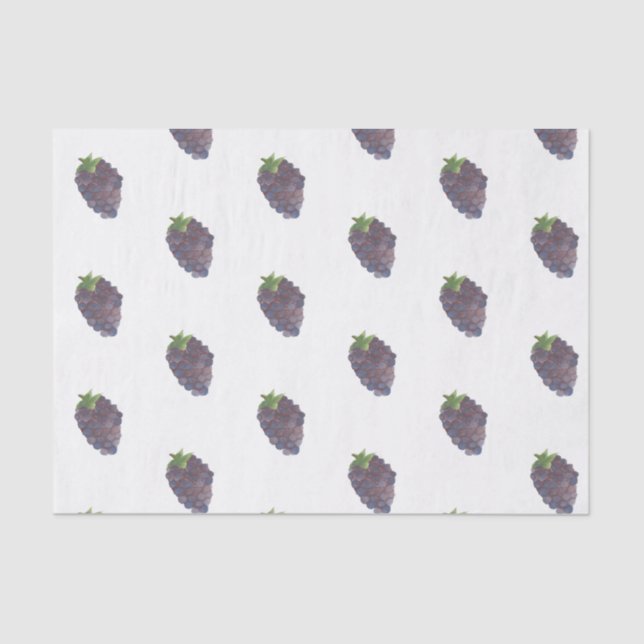 Seda Papel de lenço de amora aquosa (Frente )