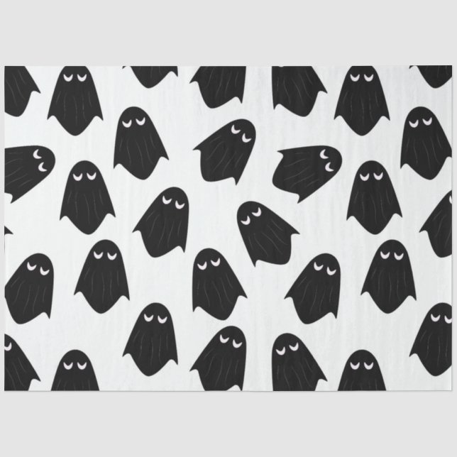 Seda Papel de lenço de silhueta para fantasmas (Frente )