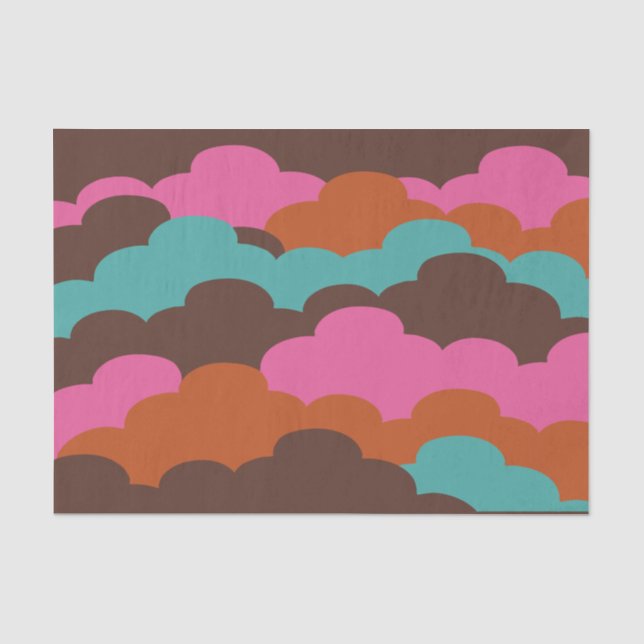 Seda Papel de lenço para as nuvens (Frente )