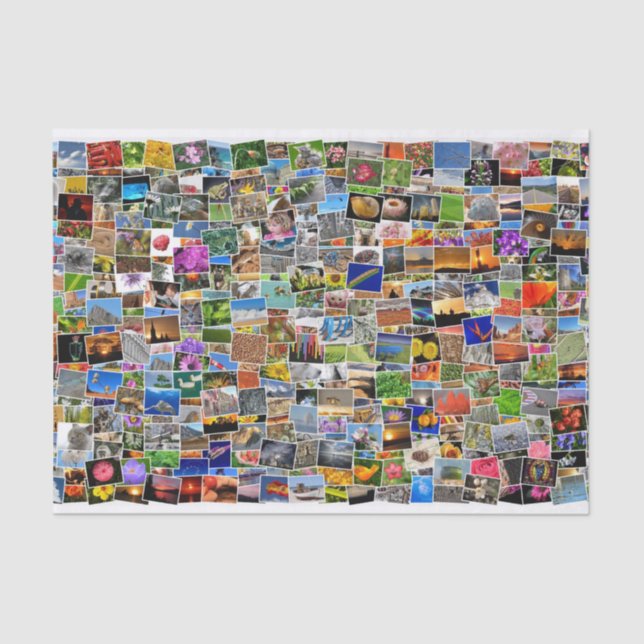 Seda Papel de lenço para cartões postais viagem (Frente )