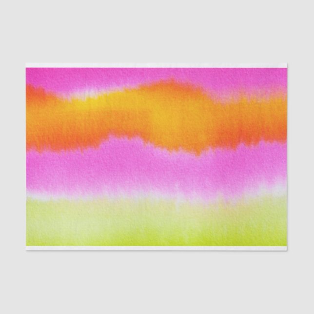 Seda Papel de lenço primavera neon (Frente )