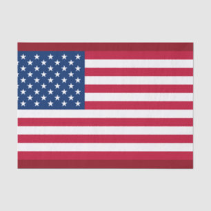 Seda papel de lenços de bandeira americano