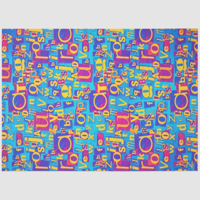 Seda Papel de lenços de colagem de alumínio (Frente )