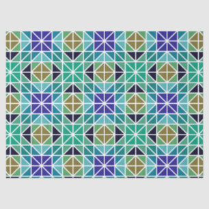 Seda papel de lenços mosaicos