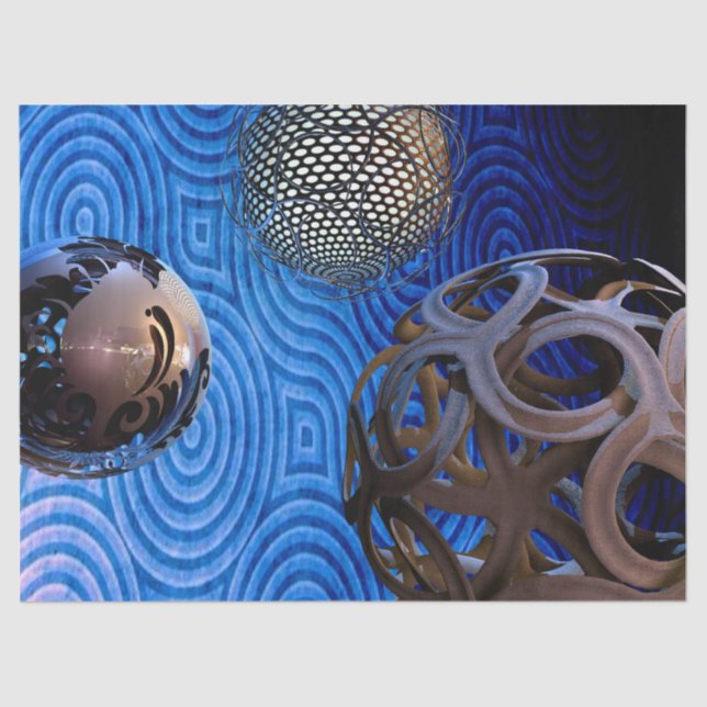 Seda Papel de lenços para abstrato (Frente )