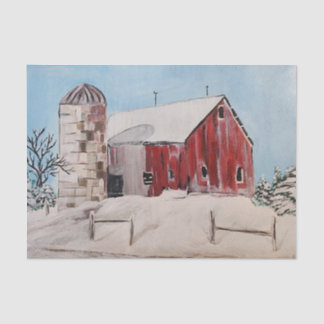 Seda Papel de lenços para dissociação, antigo celeiro