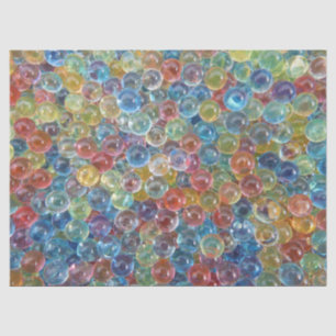 Seda papel de miçanga de vidro colorido