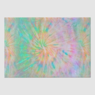 Seda Papel de moldagem do Rainbow Fireworks Tie Dye
