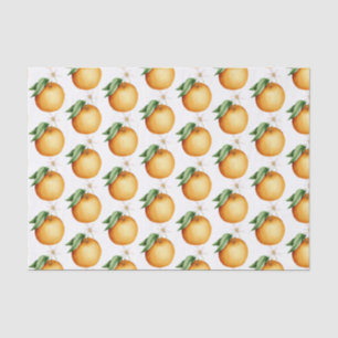 Seda Papel de padrão de laranjas