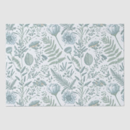 Seda Papel de parede azul flexível