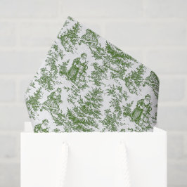 Seda Papel de parede de Natal vermelho e verde do Papai