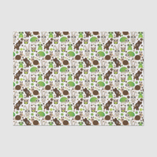 Seda papel de parede do animal do coelho da tartaruga